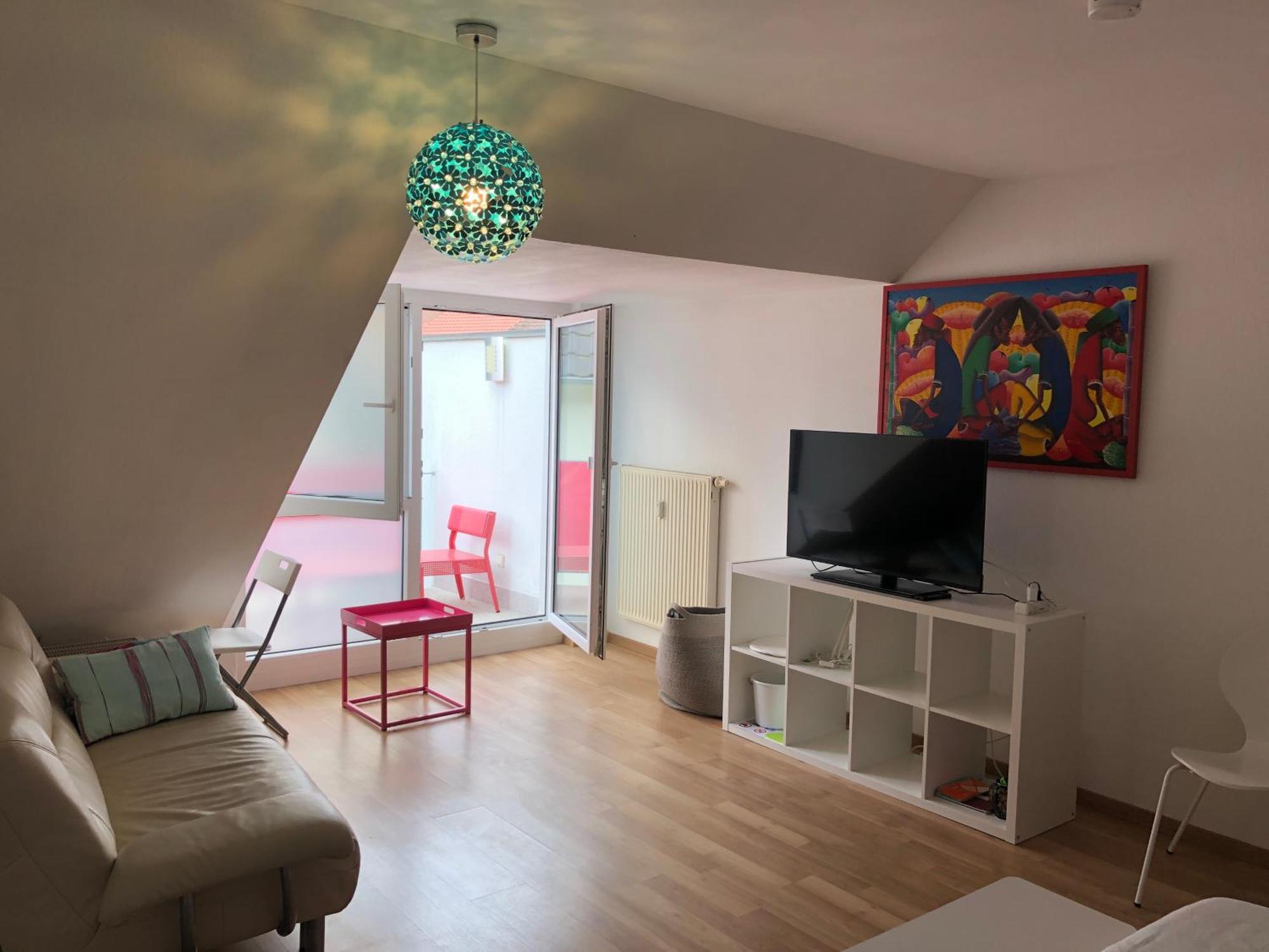 Studio Ochsenfurt Mit Sonnigem Balkon Extérieur photo